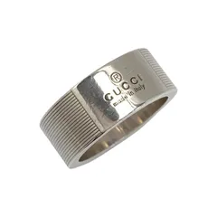 ☆☆GUCCI グッチ ロゴ リング SV925 シルバー 12号 指輪