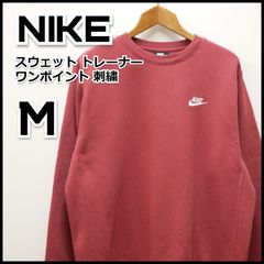 NIKE ナイキ スウェット トレーナー M ワンポイント 刺繍 メンズ 古着