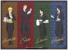 【中古】アクリルスタンド・アクリルパネル 集合 アクリルプレート 「進撃の巨人 執事衣装 描き下ろしアクリルくじ」 A