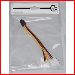【特価商品】6Pin ペリフェラル(大4ピン)x2 → VGA PCI Expressカード6ピン 補助電源 - 変換ケーブル グラフィックカード電源変換プラグ6ピン 17cm 4Pin電源 Cyberplugs …