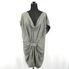 日本製★Diagram/グレース★半袖ワンピース【レディースL程度/カーキ】チュニック/ドレス/グレースコンチネンタル ダイアグラム/Made in Japan◆BG534