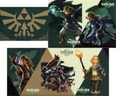 【中古】クリアファイル 全6種セット オリジナルA4クリアファイル 「ゼルダの伝説 ティアーズ オブ ザ キングダム×ローソン」 対象お菓子購入特典
