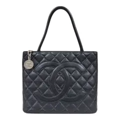 シャネル 復刻トート トートバッグ キャビアスキン ブラック レディース  CHANEL  中古 シャネルのサムネイル