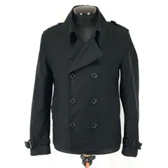 ハレ/HARE★ショート丈/ピーコート/アウター/Pコート/アウター【メンズM/黒/black】Coat/Jacket/Jumper◆cBH521
