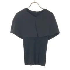 スナイデル ノースリーブ ケープカラー ニット FREE ブラック snidel SWNT224134 レディース