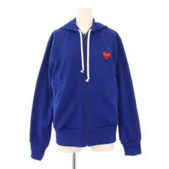 PLAY COMME des GARCONS ジップパーカーS ブルー⭐︎未使用 Comme Des Garçons Play ジップ パーカー | ブルー | FARFETCH JP