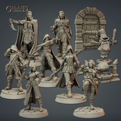 Galaad Miniatures | 2024年2月リリースThieves guild10体セット 32mm | 3Dプリント ミニチュア TRPG メルカリ限定商品