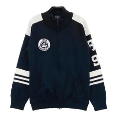 サイズ：0 PEARLY GATES パーリーゲイツ  ニットジップジャケット ワッペン ストライプ柄 ネイビー系 [240101369128] ゴルフウェア レディース ストスト