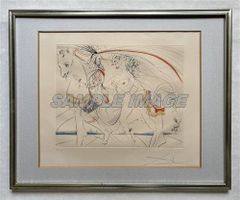 サルバドール・ダリ 版画 「ディアーヌ・ド・ポワチエ」【額縁付き】Salvador Dali#FA250006