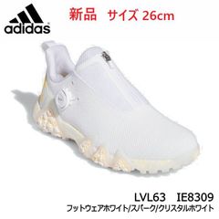 新品★アディダス★LVL63★コードカオス 22 ボア スパイクレス シューズ★CODECHAOS★BOA★【IE8309】ホワイト/スパーク★26cm★日本正規品