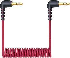 Rode用ケーブル SC2 3.5mm TRS マイクケーブル カメラパッチコード L型ミニプラグ オスオス wuernine VideoMic GOなど対応 カメラ レコーダーなど用 ::19300