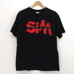 【三重店】SiM AIRJAM 2018 限定 ロゴTシャツ ブラック×レッド Lサイズ【353-B053】