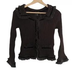 エポカ　アンサンブル　フリル　EPOCA　カーディガン　キャミソール　シルク混 moment+ アンサンブル フロントリボンフリルレースカーディガン+