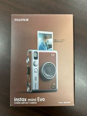 【動作不良】FUJIFILM 富士フイルム instax mini Evo ブラウン チェキ 本体