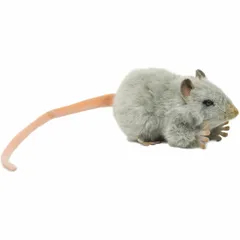 HANSA 灰色ネズミ27 L27(cm) 5579 ぬいぐるみ ハンサ クリスマス 誕生日 プレゼント 動物 犬 猫 鳥 うさぎ ペンギン アニマル 置物 人形 フィギュア KOESEN ケーセン 大きい マスコット 実物大 大型