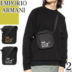 エンポリオアルマーニ EMPORIO ARMANI EA7 バッグ ショルダーバッグ クロスボディバッグ メンズ ロゴ 小さめ 斜めがけ かっこいい ブランド おしゃれ 黒 ブラック 245086 CC940