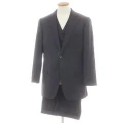 【中古】ポールスチュアート PAUL STUART ウール 2つボタンスーツ ダークグレー【サイズ48L】【メンズ】のサムネイル