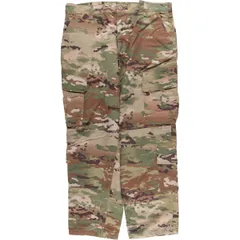 古着 ビッグサイズ 米軍実品 迷彩柄 マルチカムカモ リップストップ ミリタリー カーゴパンツ コンバットパンツ USA製/eaa567133