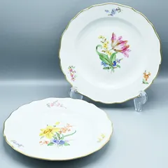 ♥️MEISSEN マイセン♥️ 三つ花 プレート 18㎝♥️ マイセン（Meissen） ベーシックフラワー（三つ花） 060110
