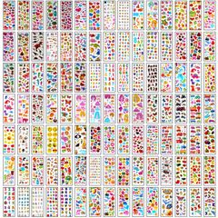 【大人気】VEYLIN シール ステッカー子供たちに報いる ご褒美 種類いろいろ 防水 3D 子供 かわいい 100枚セット