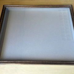【旧型デザイン売り尽くし！】標本箱＊桐材＊ドイツ箱＊ウレタン仕上げ