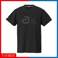 アンドロ ナパＴシャツ デオ CI ブラック×ブラック 卓球ウェア NAPA T-SHIRT DEO CI ユニフォーム Y卓球店 (andro) [M便 1/1]