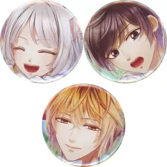 【中古】バッジ・ピンズ [単品] タマ＆ユズ＆神谷一颯 描き下ろしイラスト缶バッジ3個セット 「Switchソフト 軍靴をはいた猫 ステラセット」 同梱特典