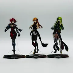 コードギアス ツリービレッジ Genesic Re：CODE シャーリー カレン C.C. アクリルスタンド 3個 まとめ セット / アクスタ グッズ