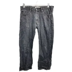 Levi's 505 デニムパンツ W36 リーバイス レギュラーフィット ビッグサイズ ブラック コットン 古着卸 アメリカ仕入 2404-900