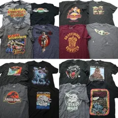 古着卸 まとめ売り 映画・ドラマ 半袖Tシャツ 16枚セット (メンズ XL /2XL ) ストレンジャーシングス スターウォーズ 中古 古着 MZ5980