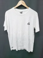 ◇ ⊂ CHUMS チャムス ロゴプリント 半袖 Tシャツ サイズL ホワイト メンズ E  【1506250004519】