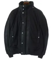Rick Owens リックオウエンス 19AW DUSTULATOR JKT 切替フーデットボンバージャケット ブラック 52のサムネイル
