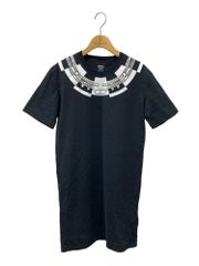 エルメス 27-7715 ワンピース 34 ブラック TRESOR DE MEDORロゴ ITRK7IZZ2LKE