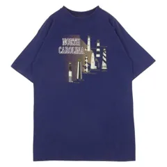 ヴィンテージ VINTAGE 90s USA製 timberland ティンバーランド プリント 半袖 Tシャツ パープル系 L【中古】