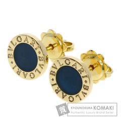 BVLGARI ブルガリ ブルガリブルガリ ピアス K18YG レディース