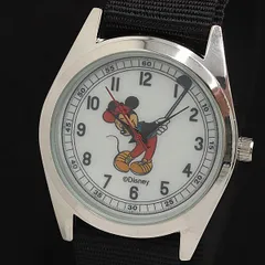 箱付 ディズニーウォッチ QZ キャラクター文字盤 ミッキーマウス メンズ腕時計 2000000 NSK SMZ