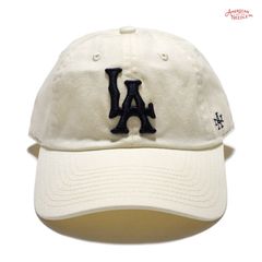 AMERICAN NEEDLE BALLPARK LOS ANGELES STRAPBACK CAP【OFF WHITE】(アメリカンニードル キャップ 帽子 ストラップバック ベイスボールキャップ ロサンゼルス LA ロゴ)
