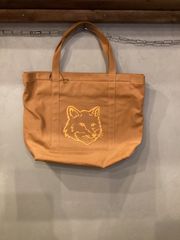 新品 未使用 メゾンキツネ MAISON KITSUNE トートバッグ 大 ブラウン