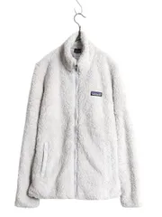【お得なクーポン配布中!】 14年製 パタゴニア ロスガトス フリース ジャケット レディース S 古着 Patagonia アウトドア フルジップ 毛長 パイル ボア ブルゾン 薄灰