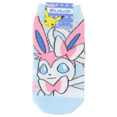 【メール便】ポケットモンスター 子供用靴下 キッズソックス ニンフィア フェアリー ポケモン スモールプラネット キャラックス 子ども キャラクター グッズ 
