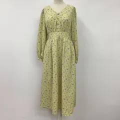 ROPE' PICNIC ロペピクニック ワンピース ロングスカート GDE-52070-B 小花柄ハイウエストワンピース 長袖