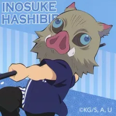 【中古】マグネット・磁石 [単品] 嘴平伊之助 オリジナルマグネットシート 「鬼滅の刃×ローソン カントリーマアム 抹茶」 同梱品