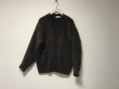 本物フリークスストアFREAKSSTORE厚手ファーカラフルニットカーディガン長袖セーターメンズサーフミリタリーアメカジビジネススーツドレスストリートスケーターゴルフ緑グリーンS