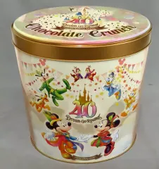 【中古】小物入れ・マルチケース・缶ケース 集合 缶ケース(チョコレートクランチ) 「東京ディズニーリゾート40周年 “ドリームゴーラウンド”」 東京ディズニーリゾート限定