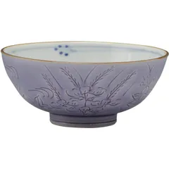 京焼・清水焼 高橋道八（六世）作 伊羅保 茶碗 無傷 共箱 保証