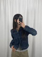 新品未使用 A.P.C.レディースダークデニムジャケットSサイズ n13131224.jpg