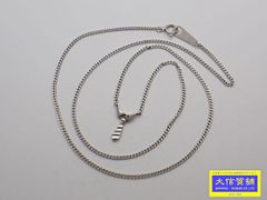 Pt850 プラチナ ペンダント ネックレス ネクタイモチーフ 40cm 3.5g 中古B+【中古】【大信質舗】【質屋出店】管理番号：C-8931