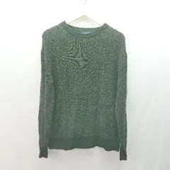 ◇ back number セーター クルーネック プルオーバー 冬コーデ カジュアル 長袖 ニット サイズL ブラック メンズ E  【1308160046661】