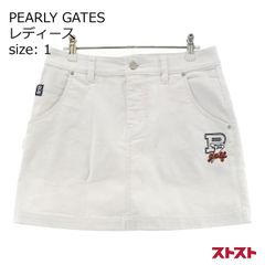 新品タグ付 PEARLY GATES 白スカート 00 - メルカリ