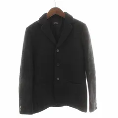 アーペーセー A.P.C. テーラードジャケット サイドベンツ ウール S 黒 ブラック /TR8のサムネイル